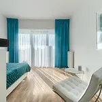 Hanza Tower 22 White Jacussi & Sauna & Pool & Appartement *