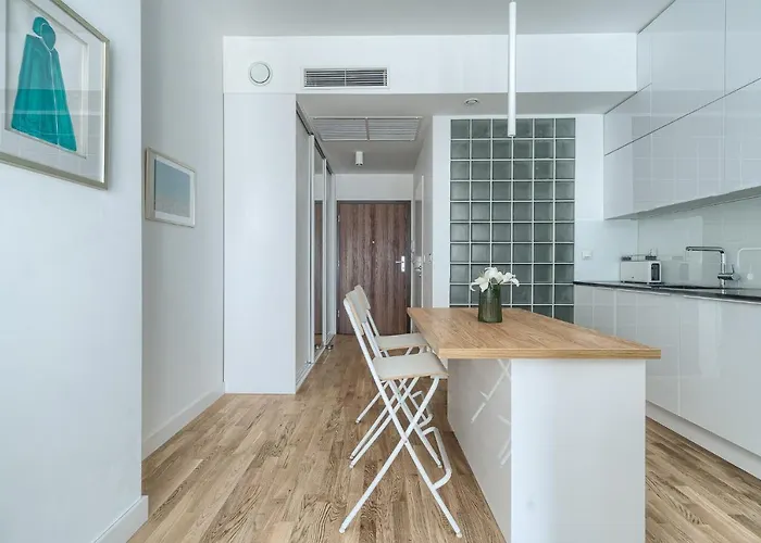 Hanza Tower 22 White Jacussi & Sauna & Pool & Apartment Szczecin